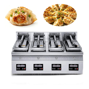 Parrilla Eléctrica de Acero Inoxidable de Alta Eficiencia para <span class=keywords><strong>Gyoza</strong></span> Japonesa, Equipo Comercial para Cocinar Dumplings Fritos - Product Image 5