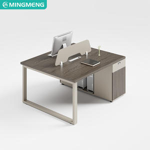 Ensembles de bureaux et de chaises pour personnel, mobilier de bureau simple et moderne, bureaux informatiques multi-personnes avec cloisons - Product Image 6