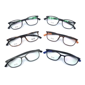 Visualmate New Kids TR90シリコンオプティカルフレームボーイズガールズメガネアイウェア、調整可能なエンドチップデザイン - Product Image 1