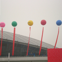 Ballon publicitaire géant personnalisé écologique en hélium, en PVC/tissu Oxford/matériau TPU, garantie 1 an, couleur et logo personnalisés, numérique