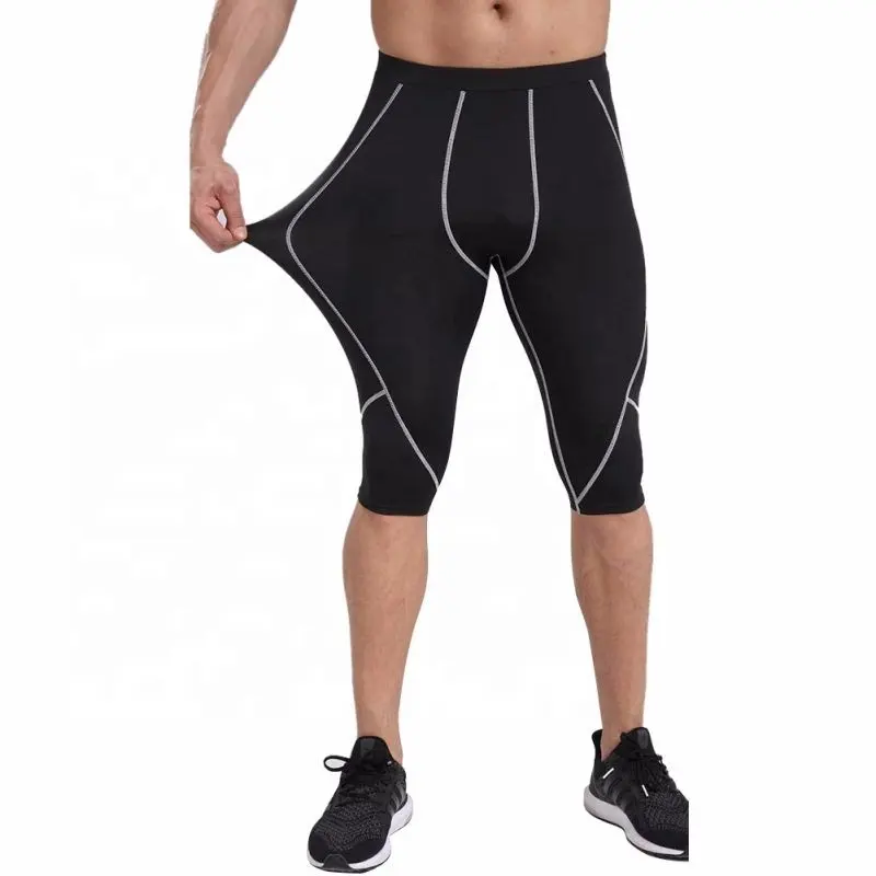 Men's Fitness Trousers Tights Sport Training Gym Wear Compression shorts