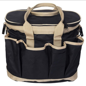 Borsa per la toelettatura equestre Deluxe Multi-tasca chiusura superiore con cerniera facile accesso a doppia maniglia tracolla per lo Shopping - Product Image 1