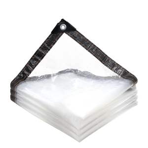 Lona Impermeable Transparente para Balcón, Jardín, Invernadero, Aislante, con Protección UV, Red de Sombra, Bordes Termosellados - Product Image 1