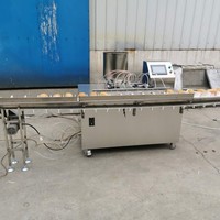 Machine automatique d'injection de garniture pour pain, beignets, croissants, choux à la crème et autres produits.