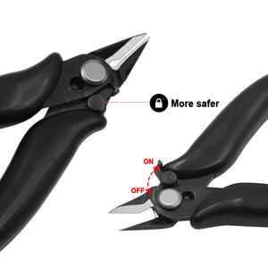 Cortador lateral afilado de precisión de 3,5 pulgadas, cortador de alambre pequeño con bloqueo para alambre, artes y artesanías, <span class=keywords><strong>Gunpla</strong></span>, modelos, alambre, nuevo tipo - Product Image 4