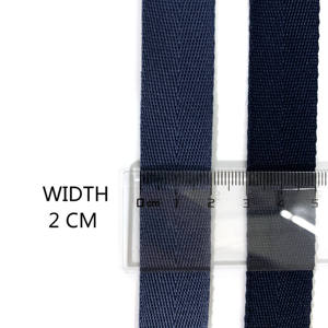 Экологичная жаккардовая ткань с узором «елочка», однотонный полипропиленовый полиэстер, 2 см - Product Image 3