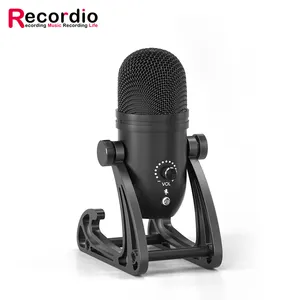 GAM-U21 Professional USB Condenser Microphone Sled Stand Live Conference Recording Studio Game Desktop Microphone