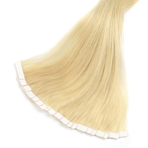 K.S WIGS Extensions de cheveux naturels vietnamiens à bandes adhésives, 100% cheveux humains Remy avec cuticules alignées, trame invisible doublement tirée - Product Image 5