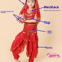 Costume de danse orientale pour filles, tendances 2025/2026, robe de scène en polyester pour la pratique de la danse du ventre, ensemble de spectacle