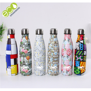 agua de acero inoxidable <span class=keywords><strong>mate</strong></span> de Cola en blanco de sublimación clásica de alto grado, botella de bebida fría al aire libre - Product Image 6