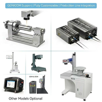 Machine de marquage laser à fibre portative 50W, gravure profonde 0,01 mm, CE FDA, pour métal et acier, garantie 1 an