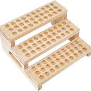 Wooden Multi Layer Storage Rack For Lipstick And <b>Makeup</b> Brushes Desktop Organizer 3 Floors Personal Care Display Stand - Product Image 5