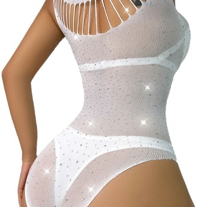 Эротическое белье-сетка «Звездное сияние» 2025 года, прямые поставки с фабрики, горячая распродажа, соблазнительные чулки-боди для женщин - Product Image 5