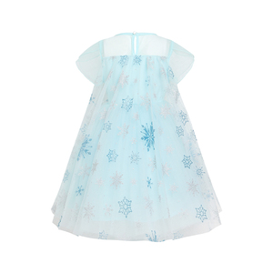 Robe de princesse <span class=keywords><strong>Elsa</strong></span> Reine des Neiges, incroyablement bon marché, en provenance d'excédents d'entrepôt, avec maille scintillante <span class=keywords><strong>et</strong></span> respirante, livraison par fret aérien, cadeau de concours de beauté - Product Image 2