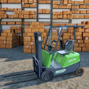 2024 New Model Automatical 1000kg Electric Forklift Truck 1m 2m 3m With Factory Price Forklift Electric 2 Ton Cabin For Sale