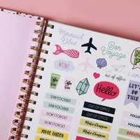Agenda hebdomadaire A5 personnalisé avec couverture rigide et dorure, planificateur 2025-2026, carnet à spirales avec pages de séparation colorées