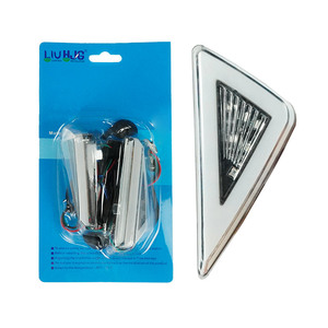 Liuhjg Tam Giác 3 Loại Màu Sắc Đôi Xe Máy LED Ánh Sáng 12V Cặp Nhựa Chỉ Số Ánh Sáng Kiểu Đẹp Bền Lần Lượt Tín Hiệu - Product Image 2