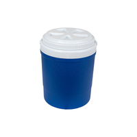 Seau isotherme rond en plastique de 16 L pour pique-nique, bière, glace, nourriture, boissons, eau froide