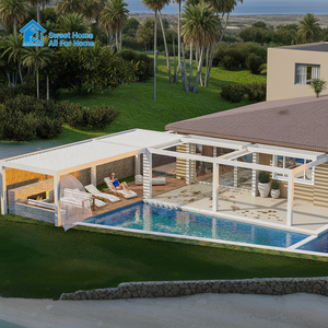 Pérgola Ajustable Sweet Home con Gazebo, Kit Combinado Ecológico, Estructura de Aluminio Independiente, Soportes de Acero Inoxidable, Motorizada - Product Image 4