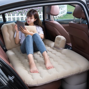 Matelas Gonflable en PVC Floqué pour Camping et Voyage – Lit d'Appoint Gonflable pour Voiture - Product Image 3