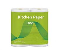Papier essuie-tout en pulpe de bois tendre de qualité supérieure pour la cuisine, rouleau de papier essuie-tout réutilisable pour la cuisine