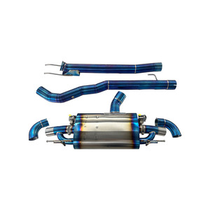 Impressionante Scarico Catback in Titanio con Valvetronic per <span class=keywords><strong>Mercedes</strong></span> W177 A45S <span class=keywords><strong>C118</strong></span> CLA45S GLA45S 2.0T, Silenziatore con Valvola e Controllo Remoto - Product Image 1