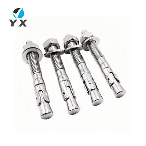 Pernos de Anclaje de Cuña de Alta Resistencia M12 M16 M20 M24 de Acero Galvanizado para Fijación de Carga Pesada en Hormigón - Product Image 1