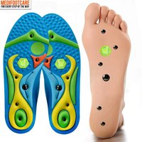 Semelles orthopédiques d'acupression pour hommes et femmes, semelles de massage de réflexologie pour soulager la douleur, soutien confortable pour un usage quotidien