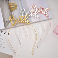 Serre-tête en alliage pour mariée, nœud papillon de 12 cm, accessoires de mode pour enterrement de vie de jeune fille, décoration de fête prénuptiale, couronne