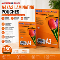 Pochettes de plastification brillantes A4 A3 de haute qualité en gros, films de plastification 80mic 100mic 125mic 150mic 175mic 250mic