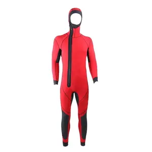 7mm High Pressure Resistant Neoprene Hooded Scuba Diving Suit
