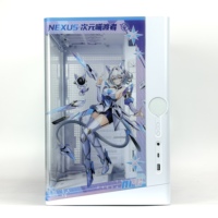Boîtier PC Vertical Mid-Tower Anime Personnalisé ATX avec Panneau Latéral en Verre Trempé pour Gaming, Fournisseur OEM en Aluminium en Gros