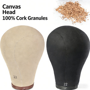 High Quality Cork Canvas <strong>Head</strong> for Wig <strong>Styling</strong> and Beauty Product Display - Product Image 3