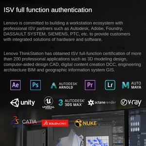 En stock, station de travail graphique Lenovo Thinkstation P8 Tower, processeur AMD 7000WX, déploiement d'applications d'IA et apprentissage profond, ordinateur de bureau - Product Image 6