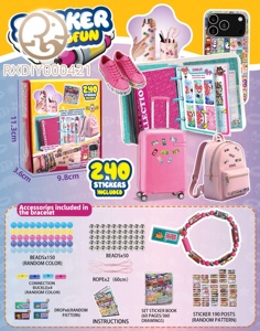 Juego de Cuentas para <span class=keywords><strong>Hacer</strong></span> Pulseras Coloridas de Primera Calidad para Manualidades Creativas Infantiles, Fabricación de <span class=keywords><strong>Joyas</strong></span>, Regalos de Cumpleaños y Recuerdos de Fiesta - Product Image 1