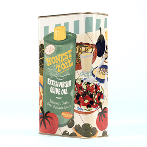 Boîtes de conserve vides personnalisées de 250 ml, 500 ml, 1 L, qualité alimentaire, pour l'emballage d'huile d'olive, contenants pour huile végétale, pot en métal avec couvercle en plastique - Product Image 4