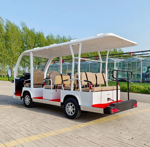 Autobús Turístico con Capacidad para 11 Pasajeros, Mini Vehículo Abierto con Batería de Plomo-Ácido para Recorridos Turísticos en Villas y Resorts, en Oferta - Product Image 4