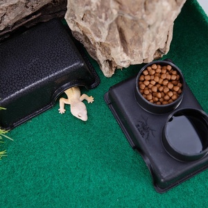 Petits animaux Reptile Accessoire Tortue Serpent Habitat Basking Platform Hiding <span class=keywords><strong>Cave</strong></span> Geckos Hide Shelter - Product Image 3