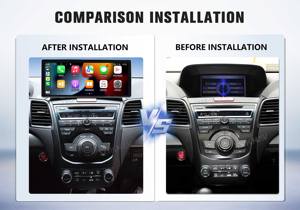 Lecteur multimédia à écran tactile de 12,3 pouces, navigation GPS, CarPlay sans fil, autoradio Android pour Honda Acura RDX 2013-2018 - Product Image 2