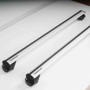 คอมโบแร็คหลังคา-รวมตะกร้าสินค้าสายรัดและตัวเบนทางลม-เหมาะสำหรับการเดินทางทางถนนและการผจญภัยกลางแจ้ง" - Product Image 1