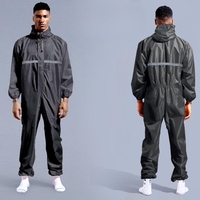 Combinaison de travail pour plombier, imperméable, haute visibilité, unisexe, avec chapeau et combinaison intégrale, antibactérienne, séchage rapide