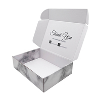 Boîte d'expédition en carton ondulé avec logo personnalisé Finition mate Impression holographique Chapeau Chaussures Sous-vêtements Chaussettes Emballage Feuille