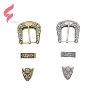 Boucle à ardillon personnalisable Lihui en zinc, style vintage, sculptée, écologique, sans plomb, sans nickel, certifiée SGS