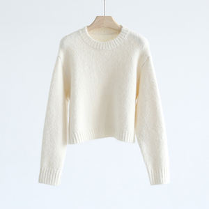 เสื้อสเวตเตอร์ไหมพรมถักทรงหลวมสไตล์เรโทรสำหรับผู้หญิง  แบบสีบล็อก  ไซส์ใหญ่  แฟชั่นฤดูหนาว  สไตล์ใหม่ - Product Image 4