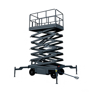 Plataforma Elevadora Hidráulica Móvil para Exteriores, Equipo de Elevación de Andamios Mini de Acero Aleado - Product Image 6