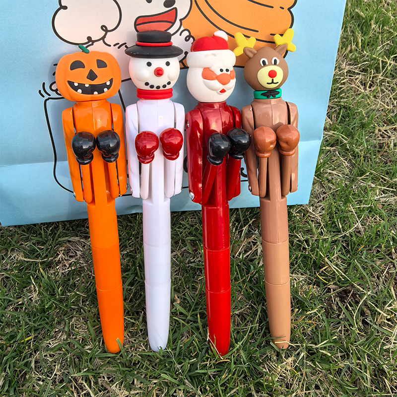 ชุดซานตาคลอส+มนุษย์หิมะ+กวางเรนเดียร์+ฟักทองฮาโลวีน 4 ชิ้น