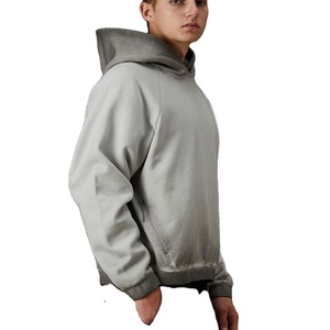 Sweat-shirt à capuche en coton coupe ample et respirant avec logo personnalisé pour hommes Vintage DIY Pattern écologique - Product Image 3