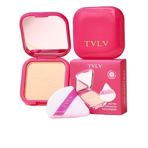 Polvo Compacto Corrector, Blanqueador, Control de Grasa, Resistente al Agua y al Sudor, Iluminador Natural, Polvo Fijador de Maquillaje - Product Image 2