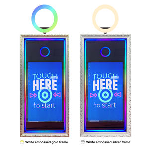 Photomaton rétro à miroir magique Meilleure vente Lumière LED Cabine à miroir à impression instantanée pour fête de mariage - Product Image 4