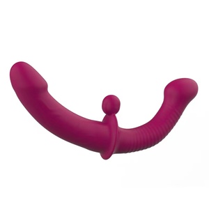 Gode sans bretelles, Double tête vibrante, point G, vibromasseur, jouets sexuels pour femmes, lesbiennes, Couple, masseur de Prostate - Product Image 1